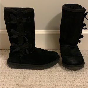 Kookaburra UGG kids black boots